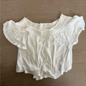 Free People Off the Shoulder Santorini Top